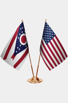 Ohio ve ABD Masa Bayrağı Seti