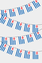 Adjara Autonomous Republic Rectangular Flag Bunting - 50 Meters Premium String Flags for Party Decoration | Professional Quality Raschel Fabric