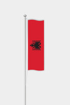Outdoor Vertical Albania Flag — Polyester