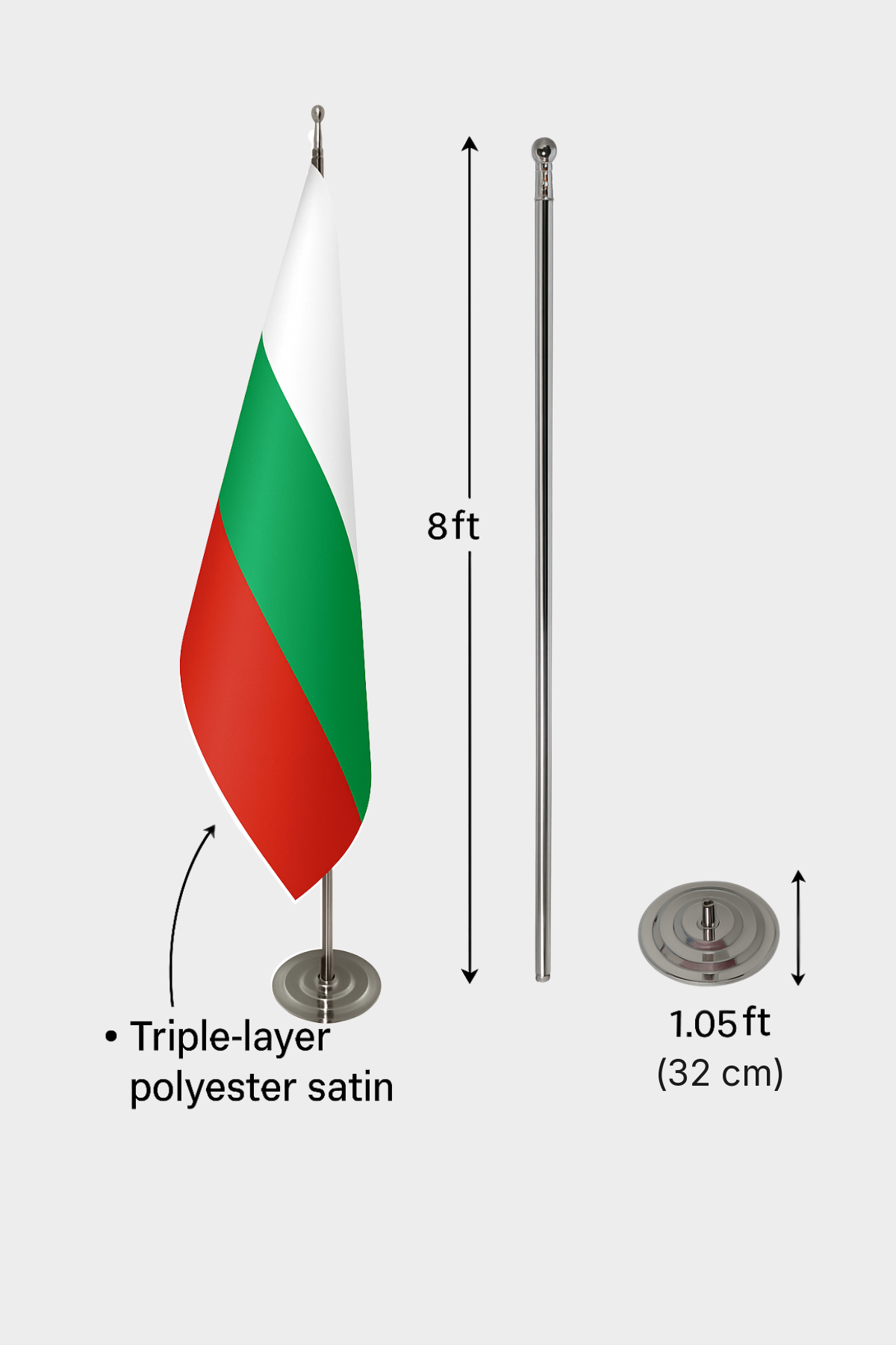 Bulgaristan Makam Bayrağı — Tören Sunumu