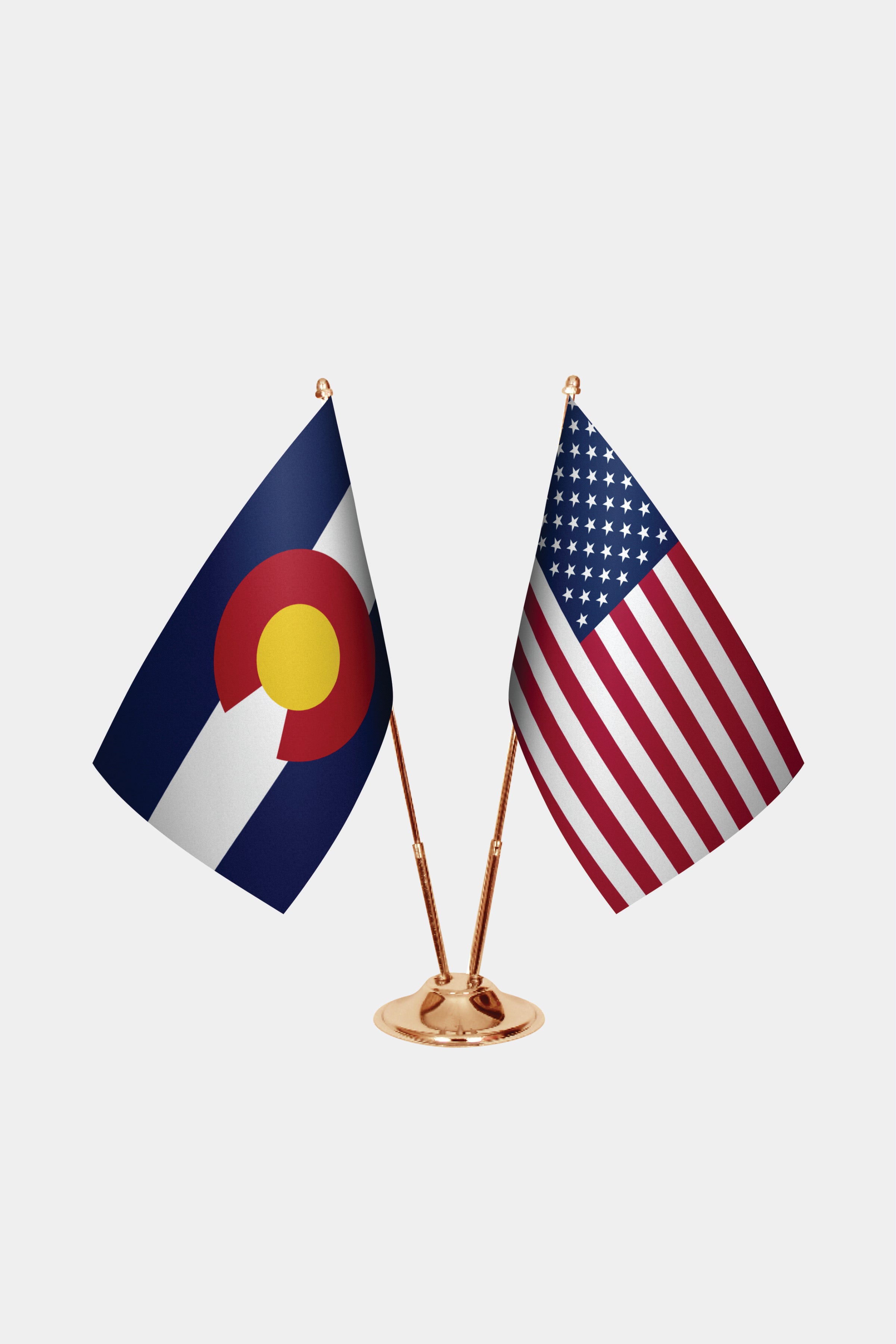 Colorado Gold Desk Flag