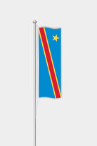 Outdoor Vertical Democratic Republic Of Congo Flag — Polyester