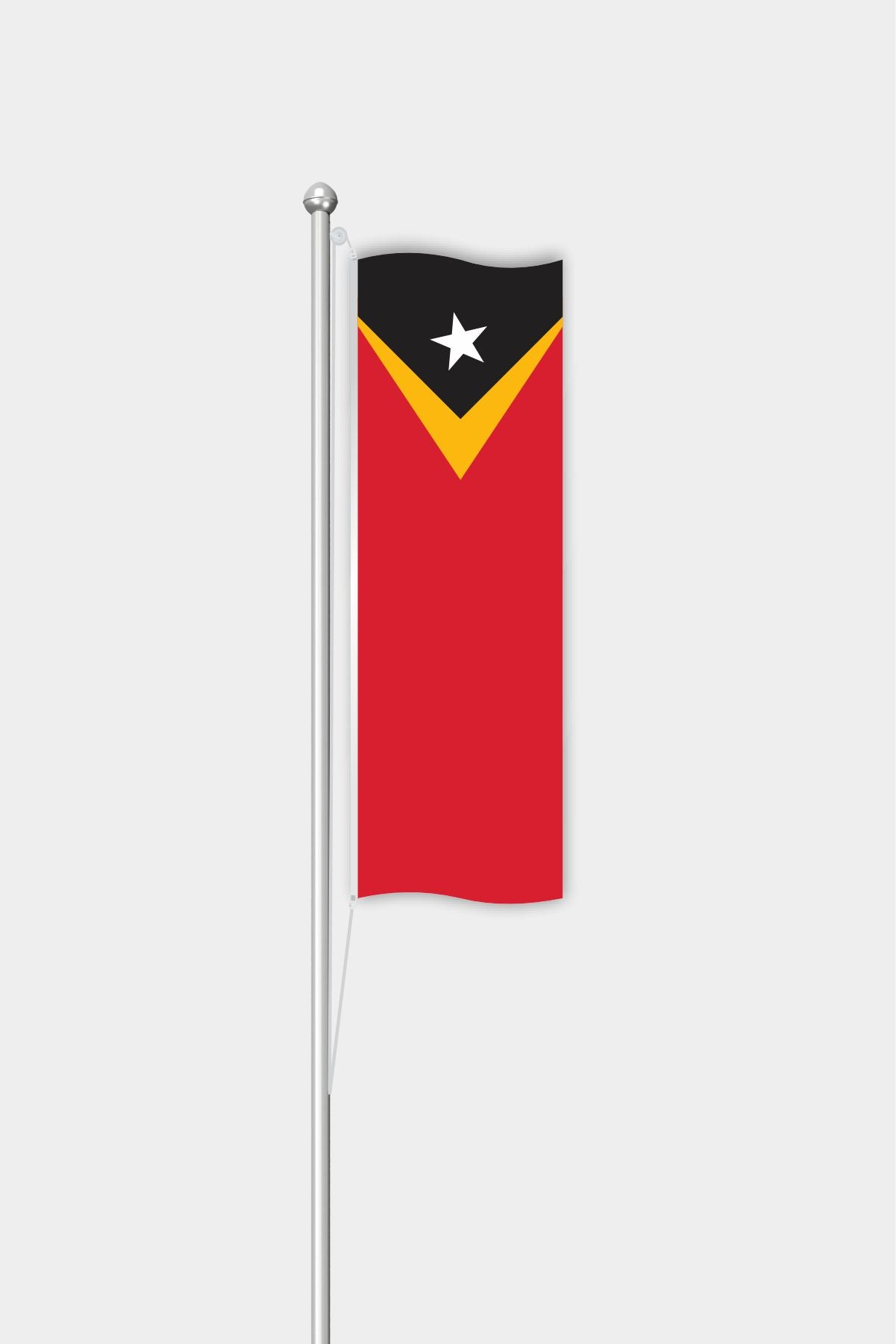 Outdoor Vertical East Timor Flag — Polyester