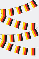 Germany Rectangular Flag Bunting - 50 Meters Premium String Flags for Party Decoration | Professional Quality Raschel Fabric
