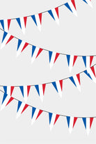 Holland Triangular Flag Bunting - 50 Meters Premium Pennant Flags for Party Decoration | Professional Quality Raschel Fabric