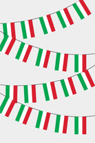 Hungary Rectangular Flag Bunting - 50 Meters Premium String Flags for Party Decoration | Professional Quality Raschel Fabric