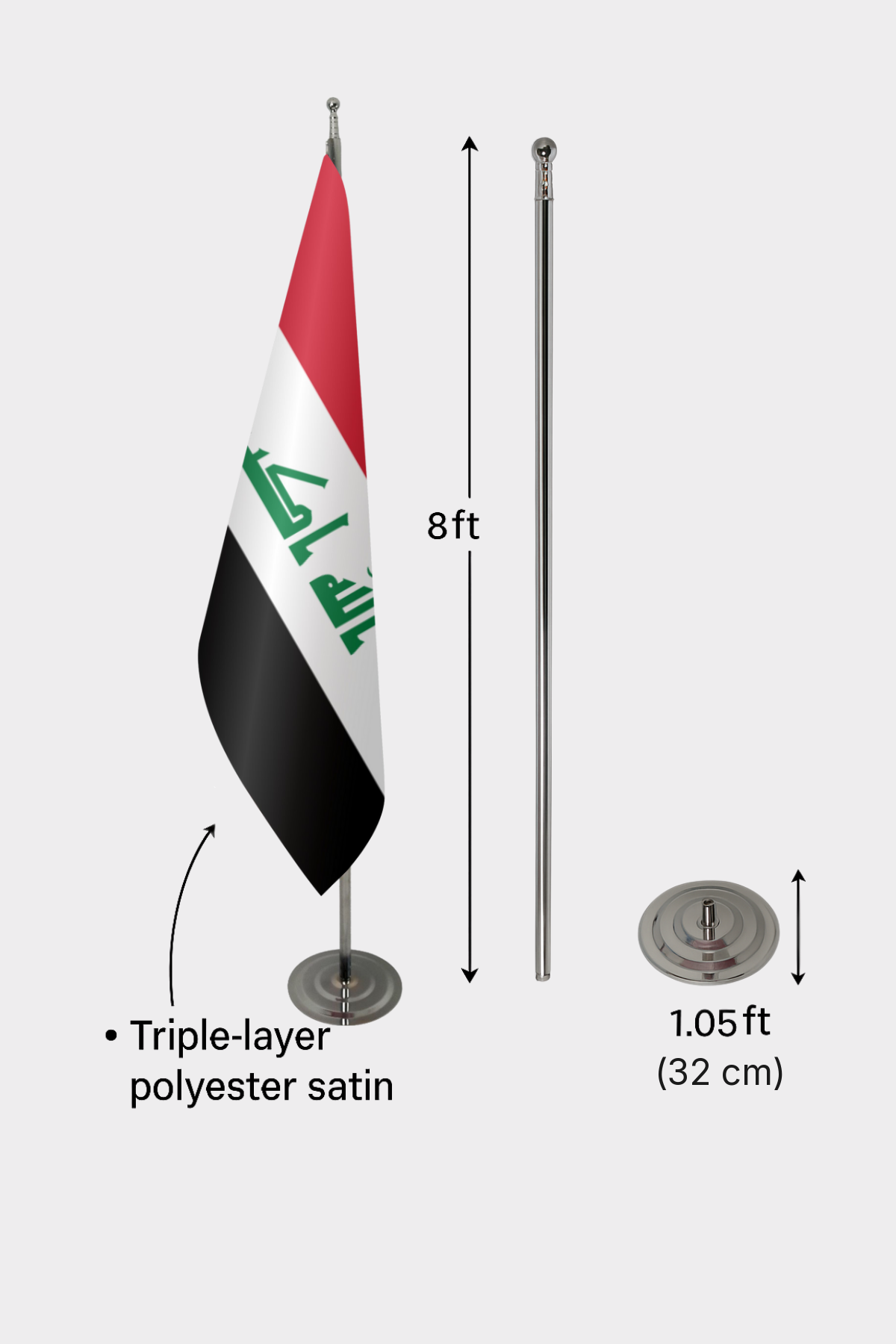 Irak Makam Bayrağı — Tören Sunumu