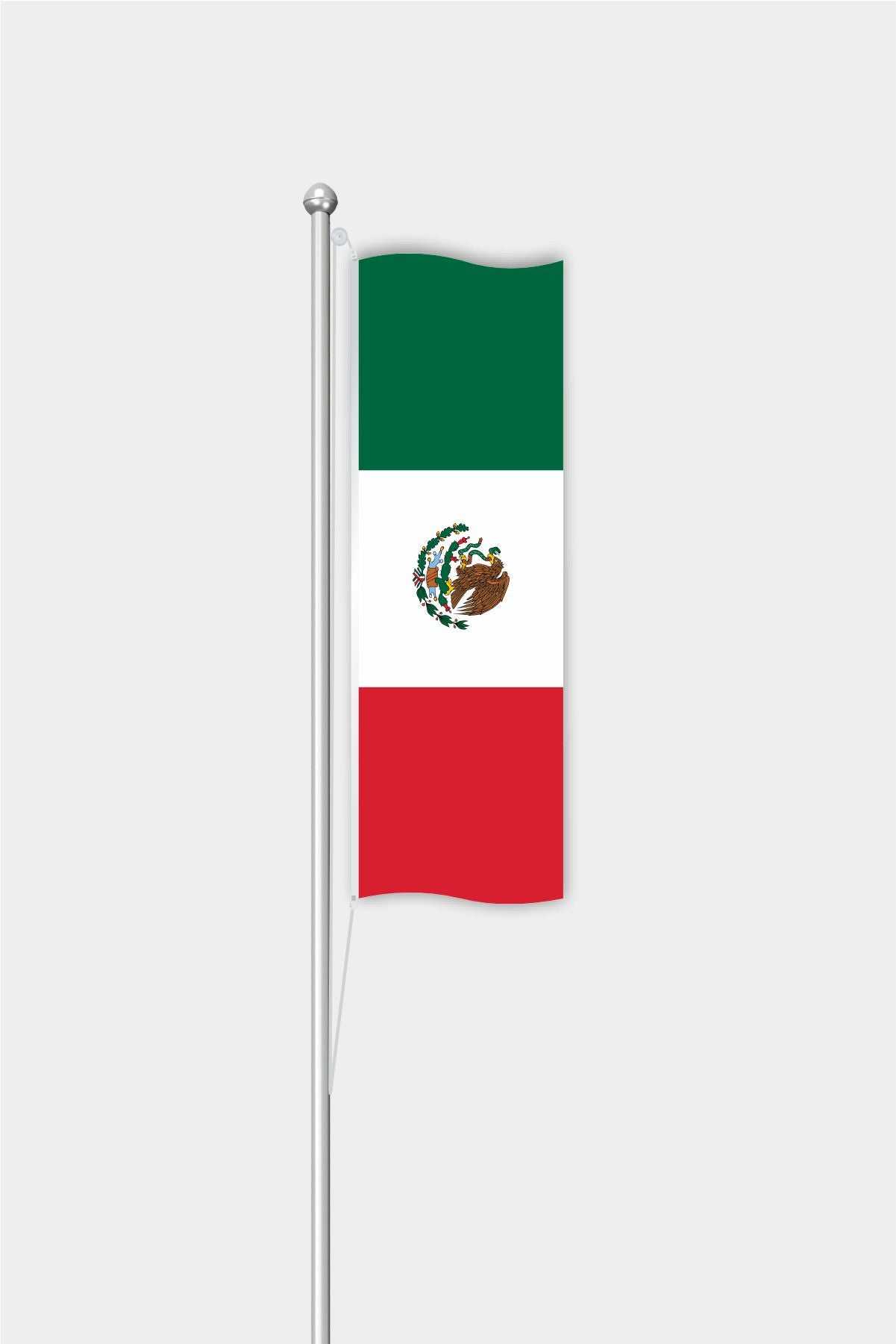 Outdoor Vertical Mexican Flag — Polyester
