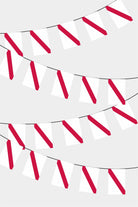 Namibia Rectangular Flag Bunting - 50 Meters Premium String Flags for Party Decoration | Professional Quality Raschel Fabric