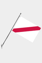 Namibia Wall-Mounted Telescopic Flagpole Set — Polyester