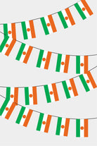Niger Rectangular Flag Bunting - 50 Meters Premium String Flags for Party Decoration | Professional Quality Raschel Fabric