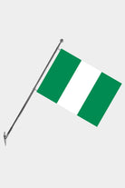 Nigeria Wall-Mounted Telescopic Flagpole Set — Polyester