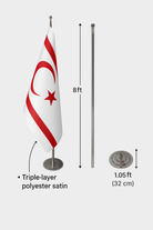 Kuzey Kıbrıs Makam Bayrağı — Tören Sunumu