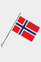 Norway Wall-Mounted Telescopic Flagpole Set — Polyester