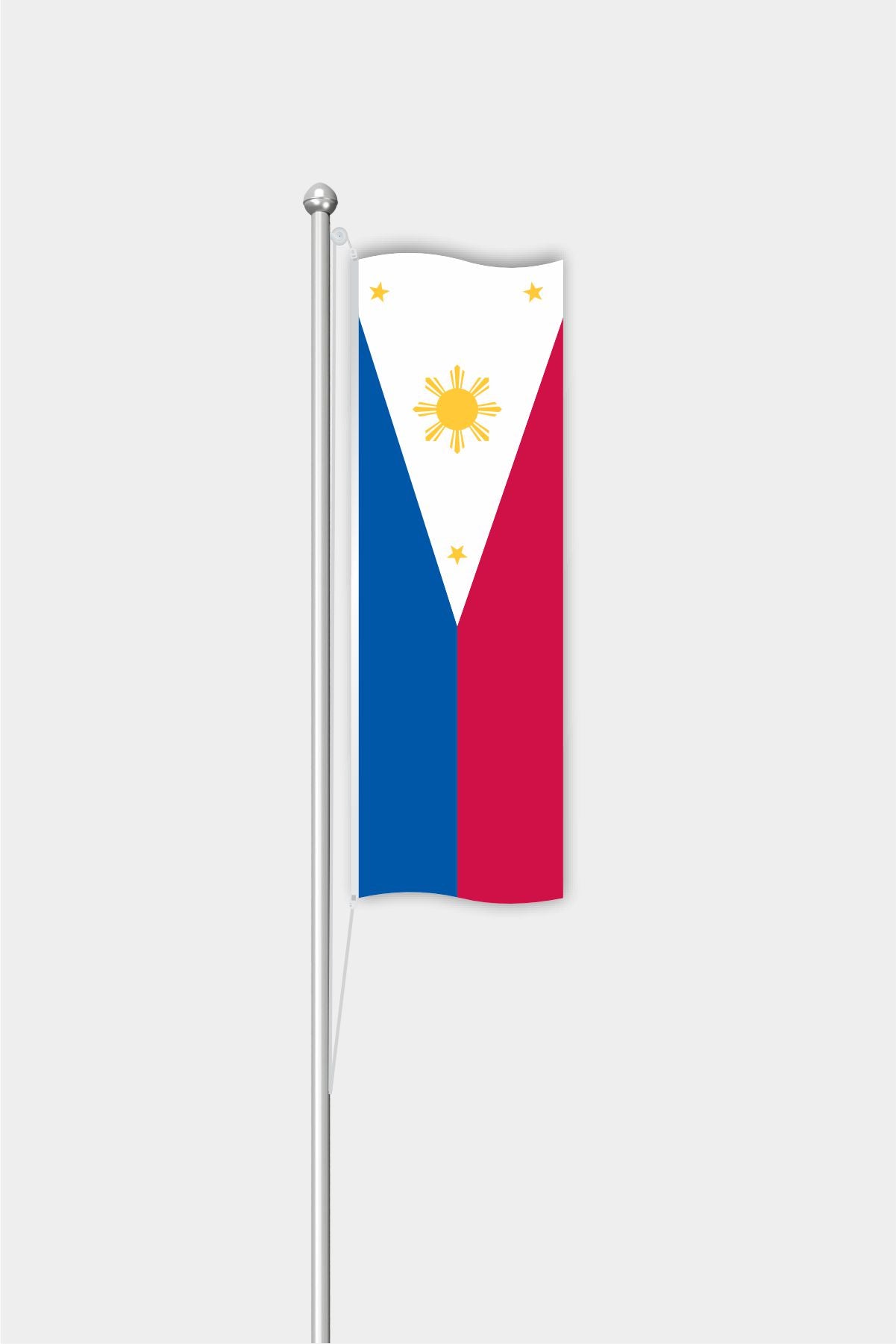 Outdoor Vertical Philippines Flag — Polyester