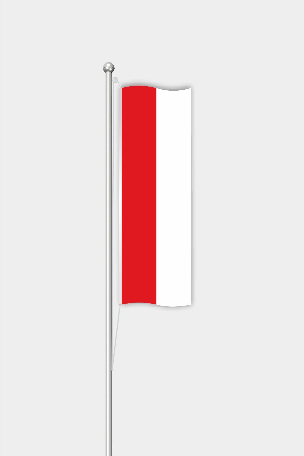 Outdoor Vertical Poland Flag — Polyester