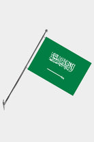 Saudi Arabia Wall-Mounted Telescopic Flagpole Set — Polyester