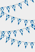 Scotland Triangular Flag Bunting - 50 Meters Premium Pennant Flags for Party Decoration | Professional Quality Raschel Fabric