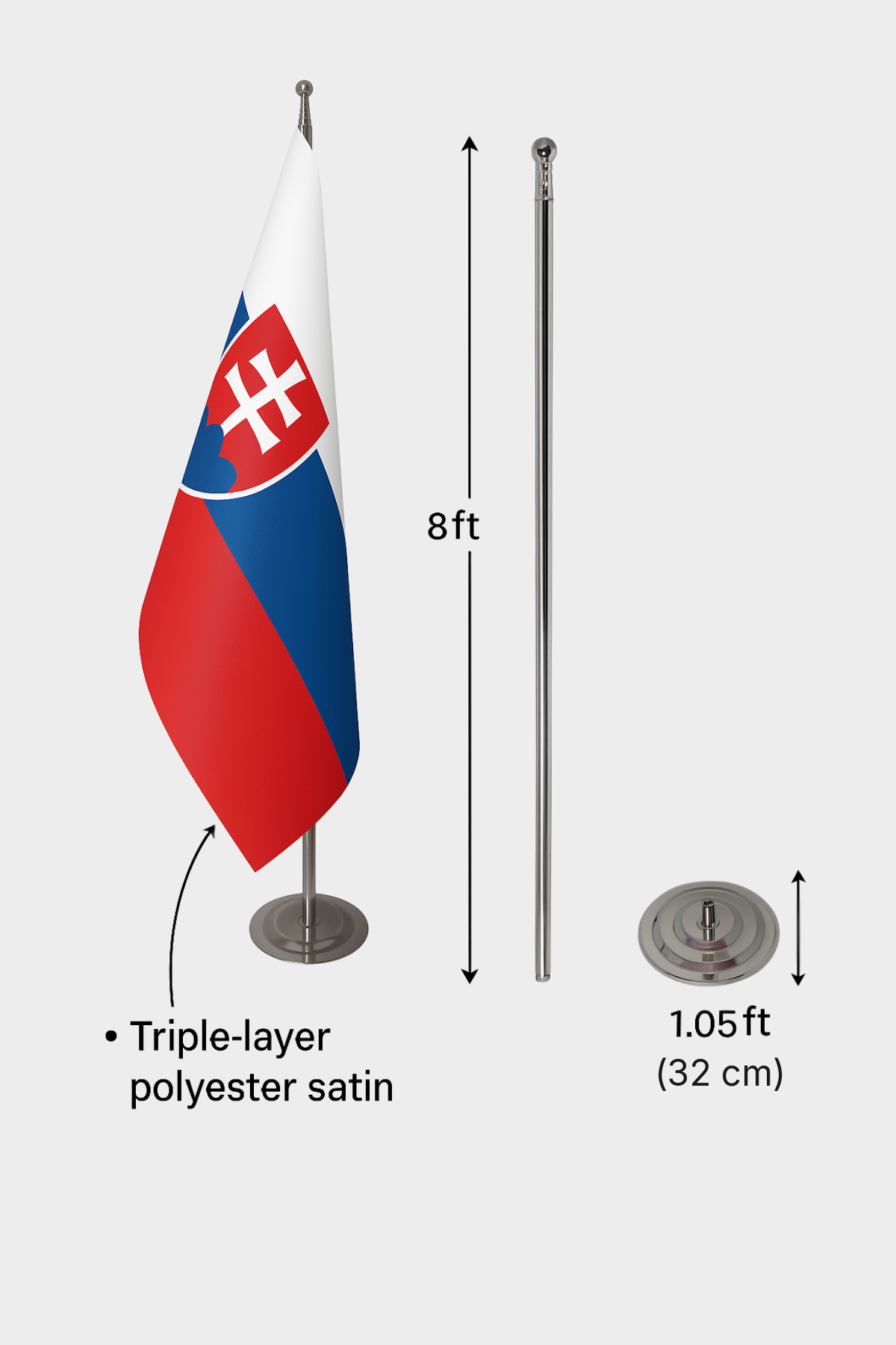 Slovakya Makam Bayrağı — Tören Sunumu