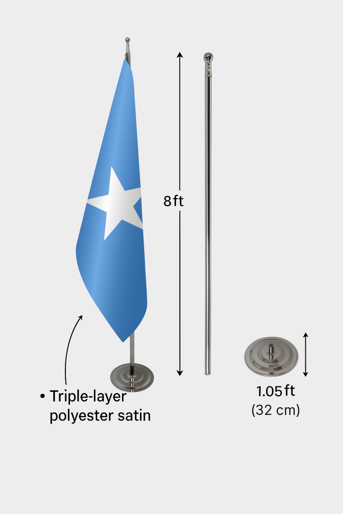 Somali Makam Bayrağı — Tören Sunumu
