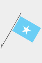 Somalia Wall-Mounted Telescopic Flagpole Set — Polyester