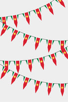 Suriname Triangular Flag Bunting - 50 Meters Premium Pennant Flags for Party Decoration | Professional Quality Raschel Fabric