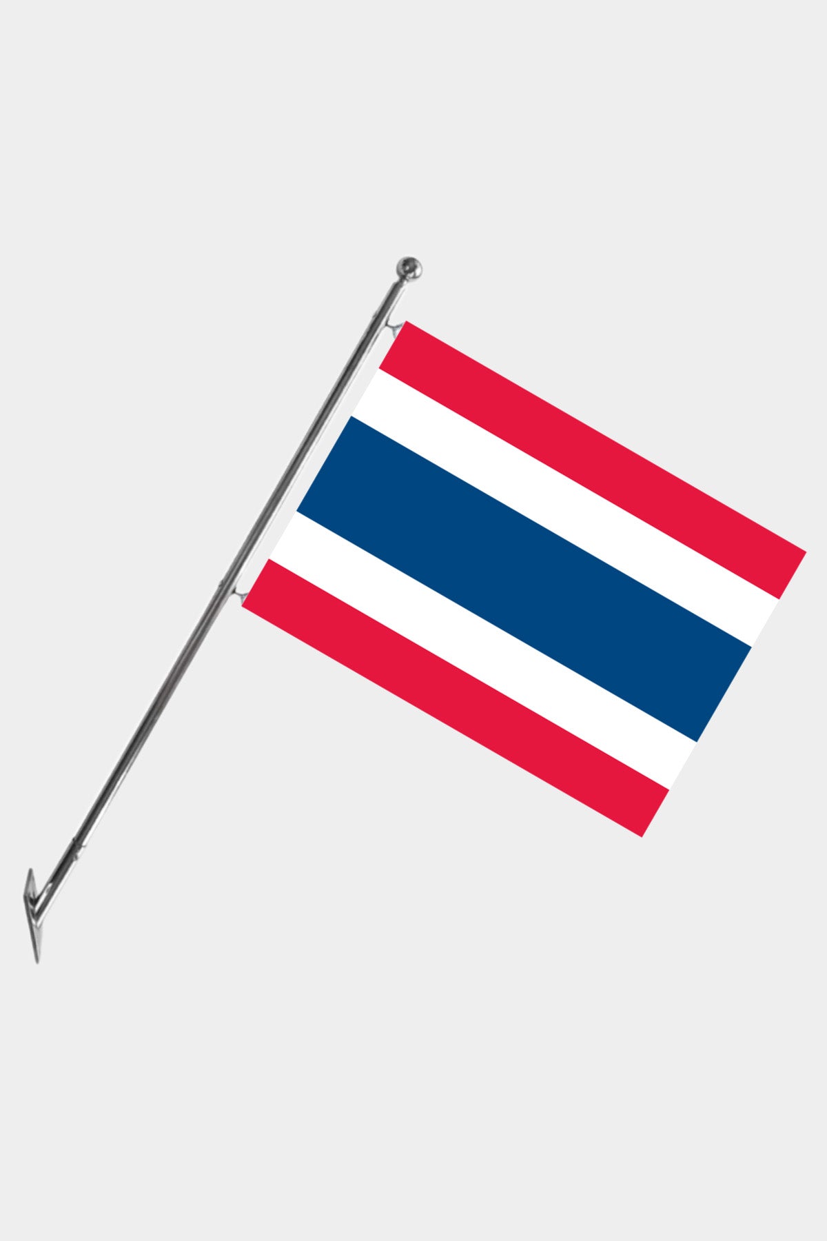 Thailand Wall-Mounted Telescopic Flagpole Set — Polyester
