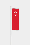 Turkish Vertical Outdoor Flag