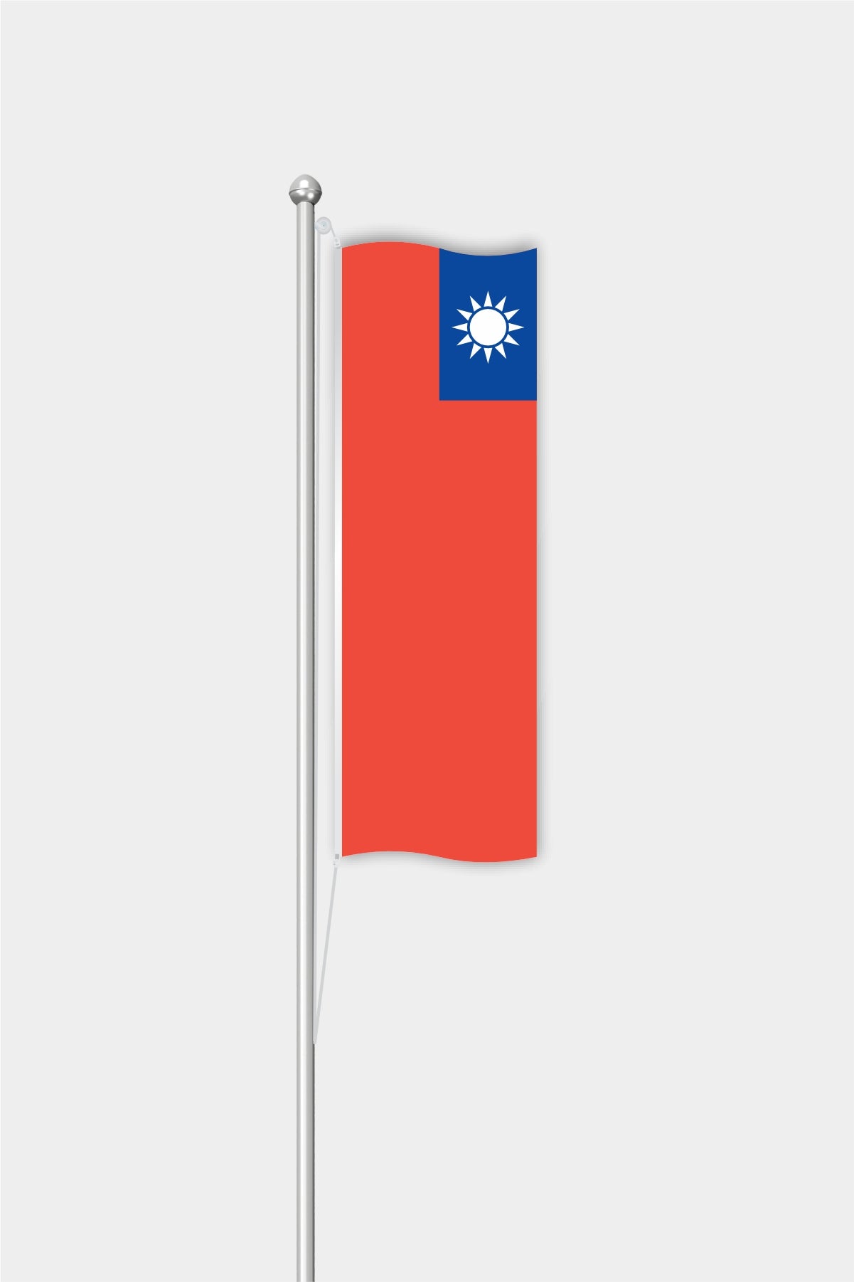Outdoor Vertical Taiwan Flag — Polyester