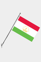 Tajikistan Wall-Mounted Telescopic Flagpole Set — Polyester