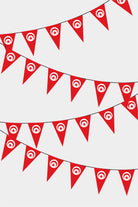 Tunisian Triangular Flag Bunting - 50 Meters Premium Pennant Flags for Party Decoration | Professional Quality Raschel Fabric