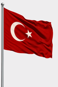 Turkish Outdoor Flag