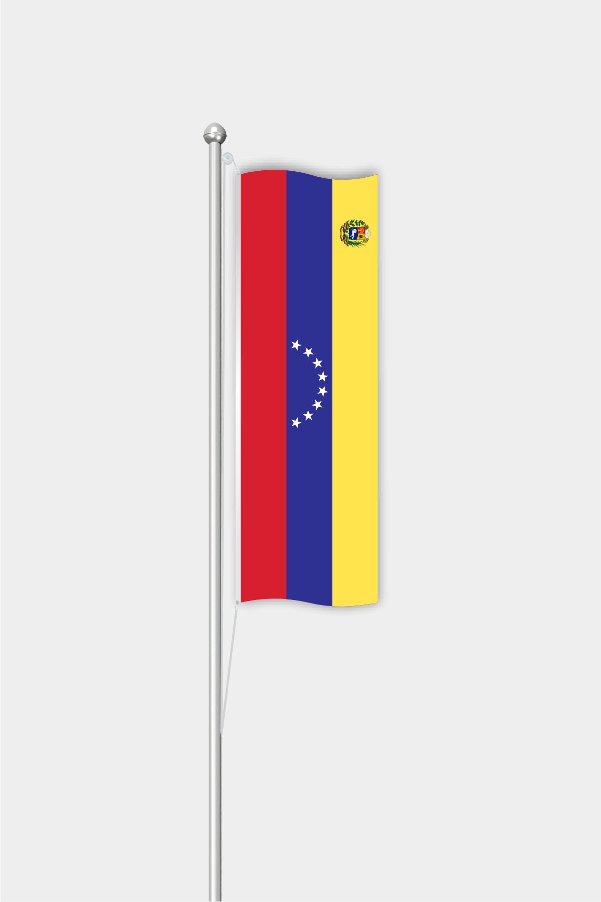 Outdoor Vertical Venezuelan Flag — Polyester