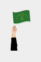 Drapeau de poche de l'Adyguée