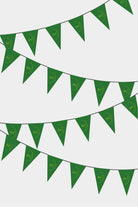 Adygea Triangular Flag Bunting - 50 Meters Premium Pennant Flags for Party Decoration | Professional Quality Raschel Fabric