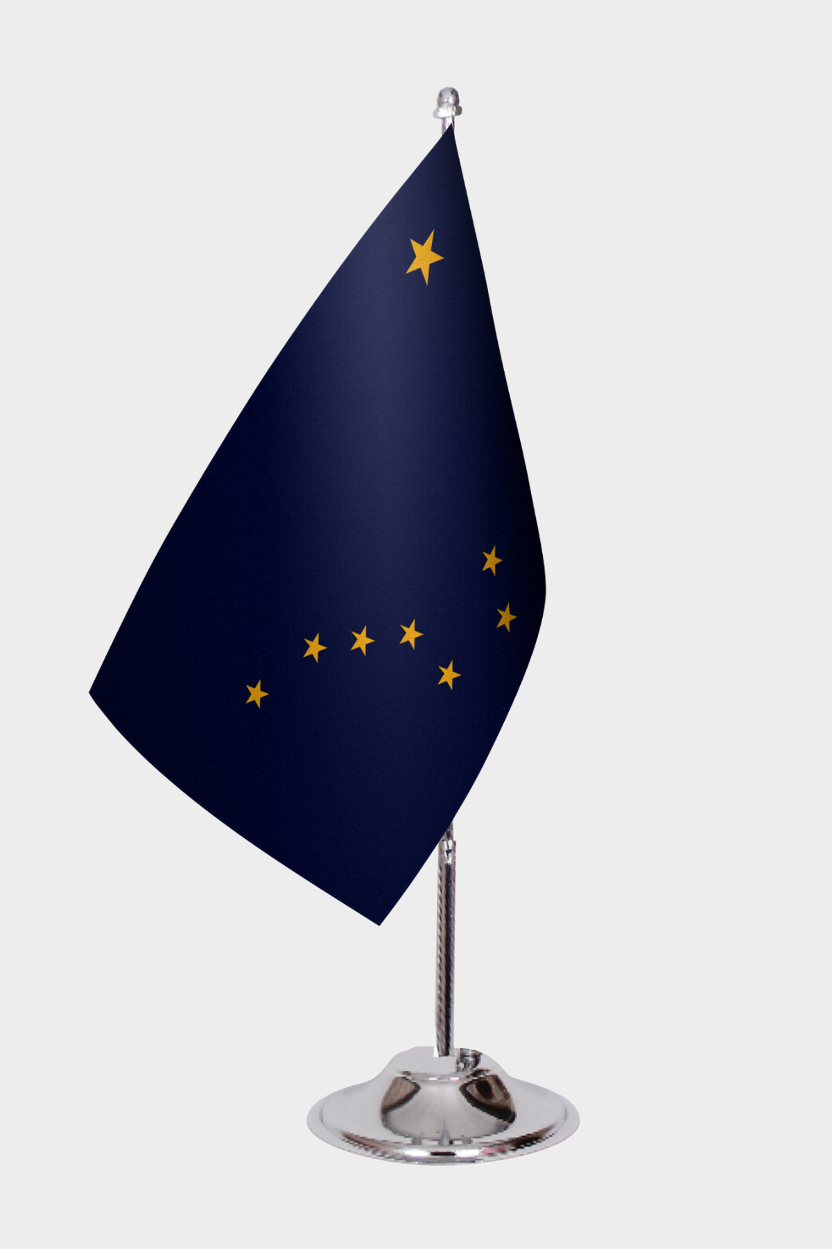 Alaska State Desk Flags — Full View