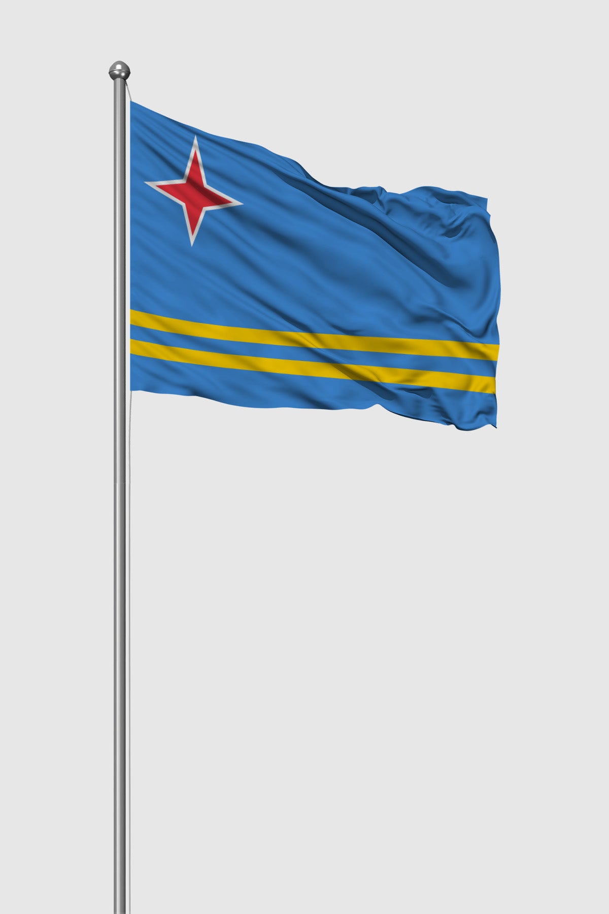 Aruba Outdoor Flag — Raschel Knit