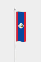 Outdoor Vertical Belize Flag — Polyester