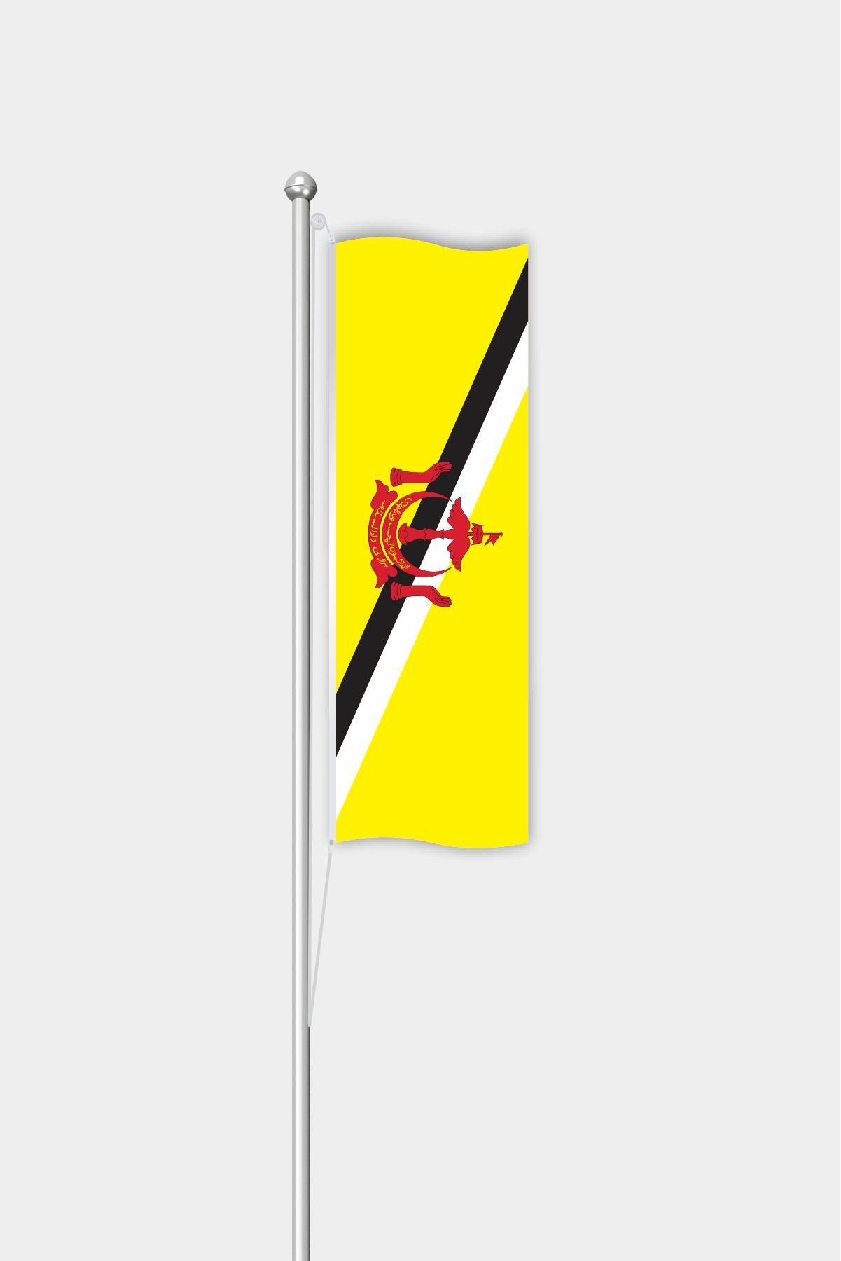 Outdoor Vertical Brunei Flag — Polyester