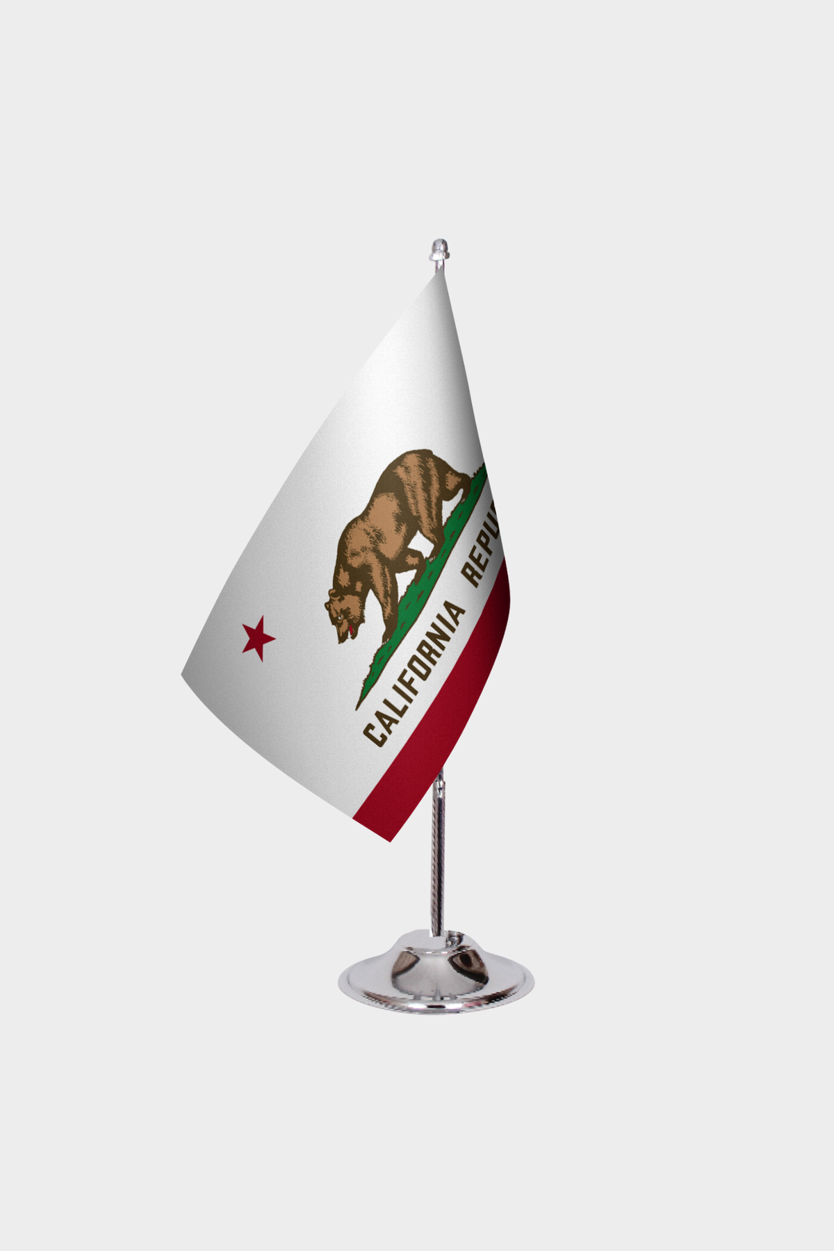 California State Desk Flags — Double Satin