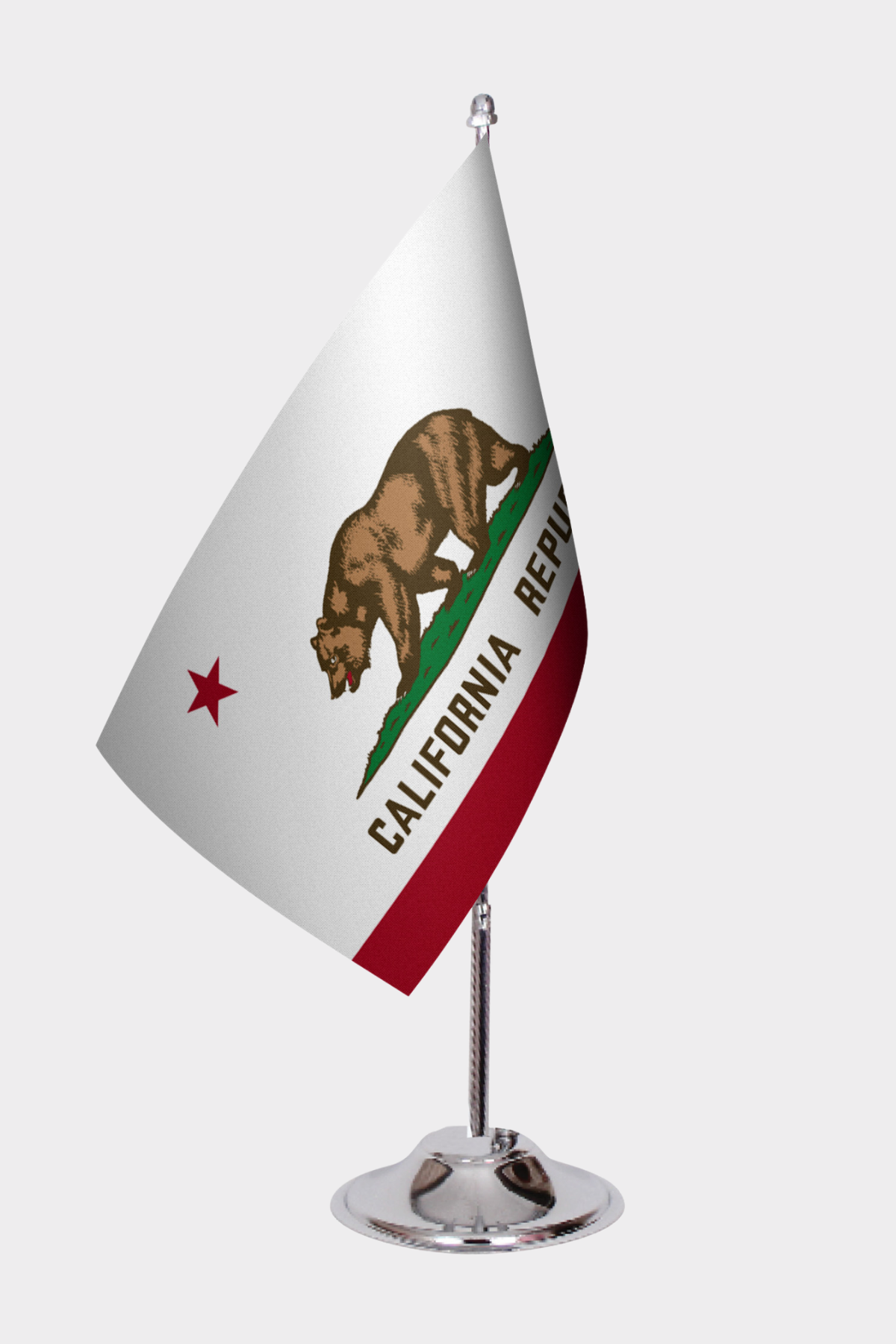 California State Desk Flags — Full View