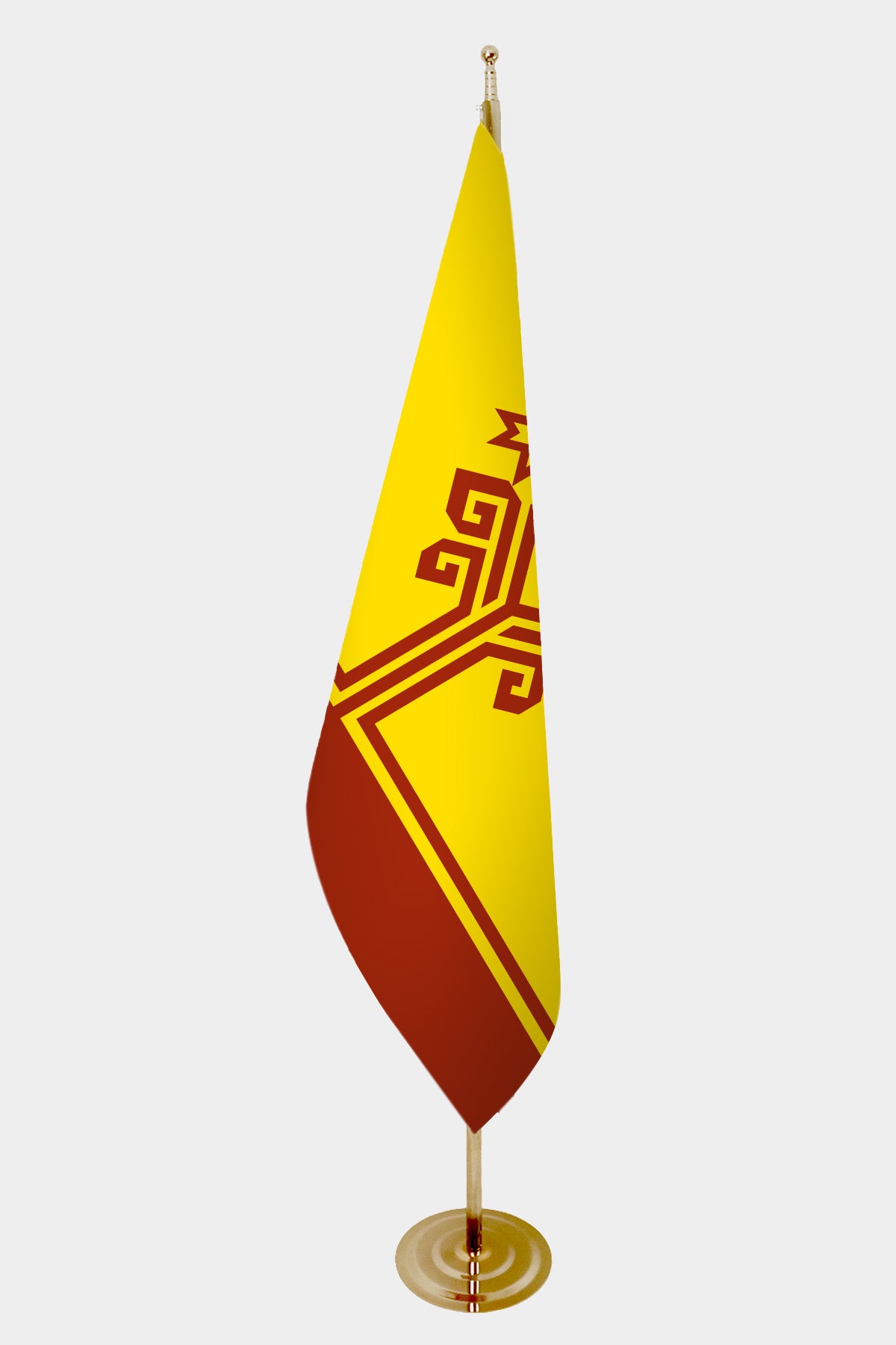 Chuvashia Official Indoor Flag — Gold Pole all-groups