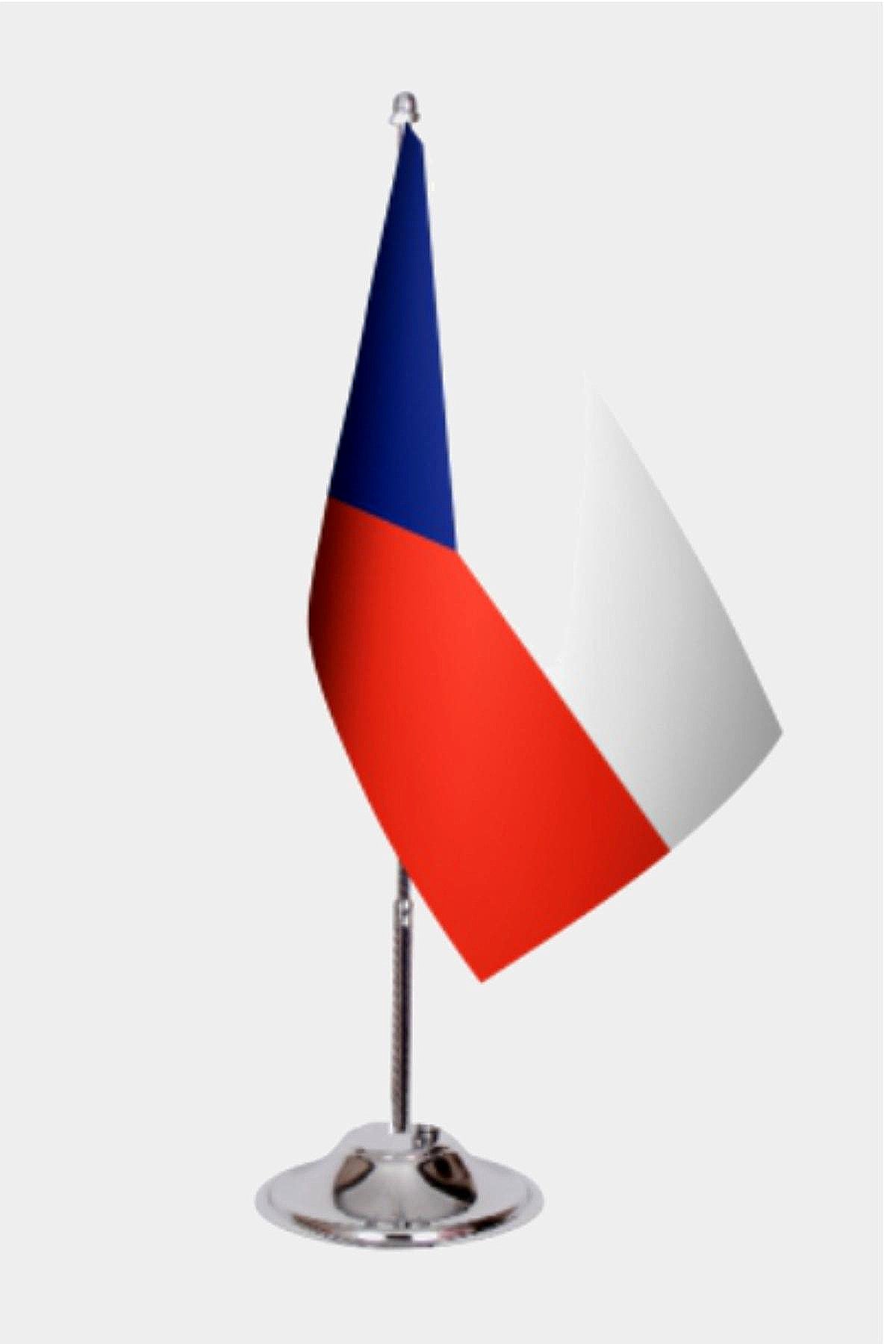 Czechoslovakia Desk Flags