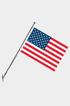 United States Wall-Mounted Telescopic Flagpole Set — Polyester