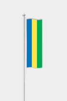 Outdoor Vertical Gabon Flag — Polyester
