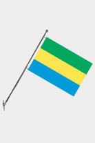 Gabon Wall-Mounted Telescopic Flagpole Set — Polyester