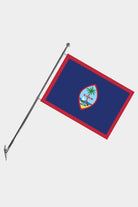 Guam Wall-Mounted Telescopic Flagpole Set — Polyester