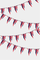 Hawaii Triangular Flag Bunting - 50 Meters Premium Pennant Flags for Party Decoration | Professional Quality Raschel Fabric