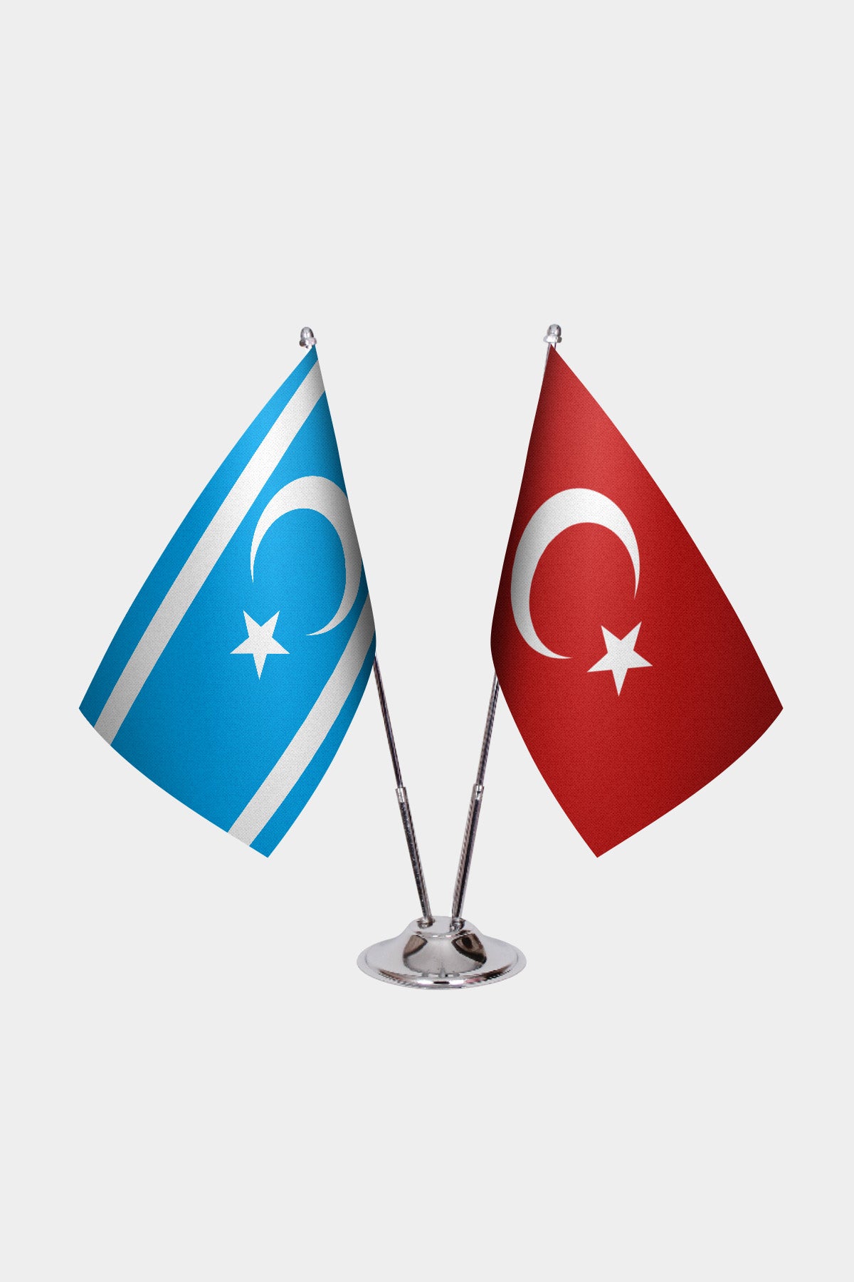 Ensemble de Drapeaux de Bureau Turkmènes d'Irak & Turquie