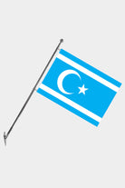 Iraqi Turkmen Wall-Mounted Telescopic Flagpole Set — Polyester
